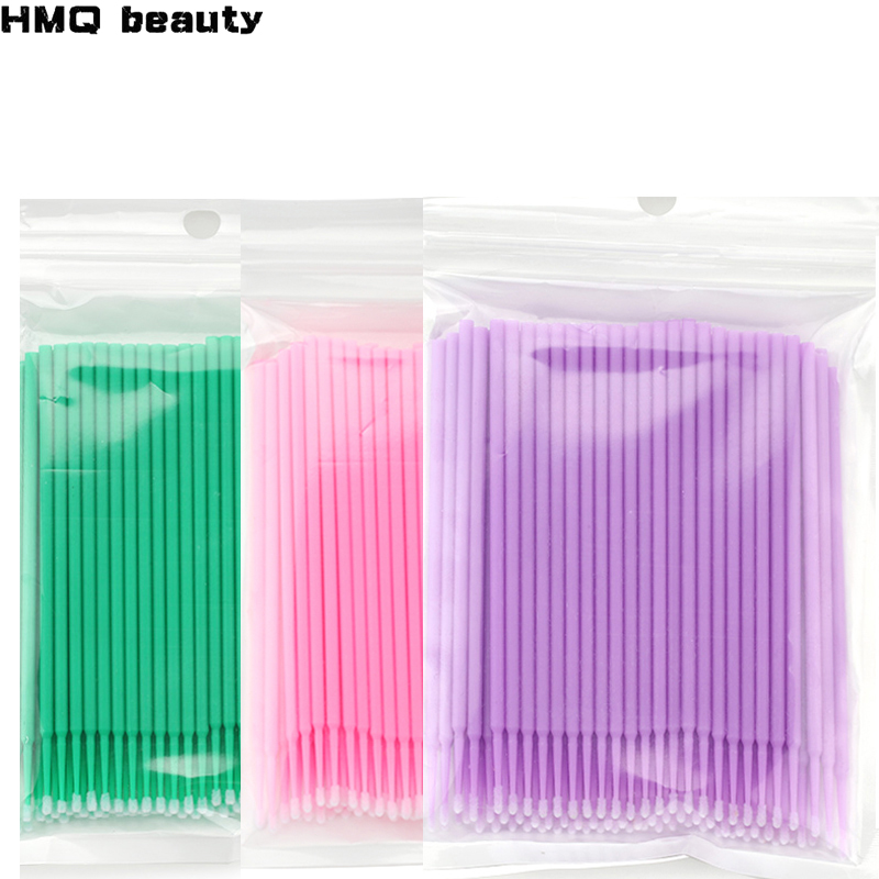 Eyelash Extension With Glue - จัดส่งฟรี Microbrush สำหรับ Eye Disposable Eyelash