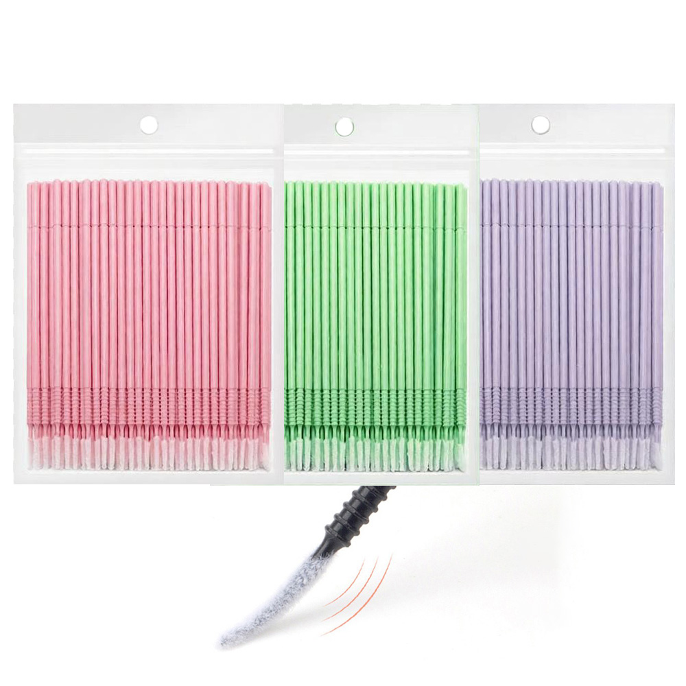 ไม้พันสำลีทำความสะอาดขนตาปลอม  - Eyelash Extension With Glue บทวิจารณ์และราคา