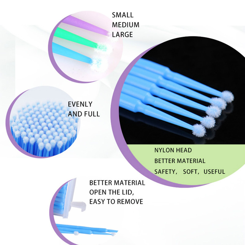 ไม้พันสำลีทำความสะอาดขนตาปลอม  - Eyelash Extension With Glue บทวิจารณ์และราคา