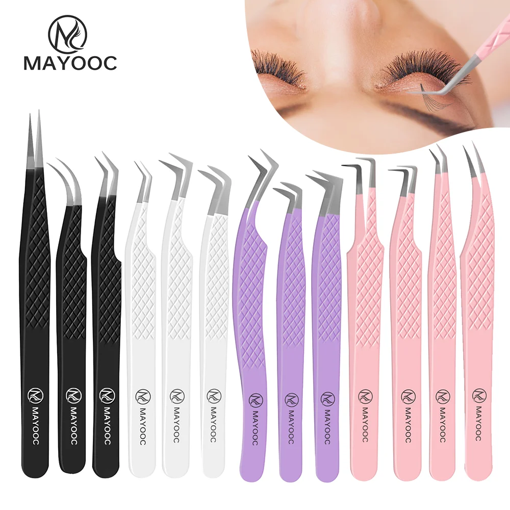 แหนบขนตาพร้อมเคล็ดลับเส้นใย La - Eyelash Extension Logo บทวิจารณ์และราคา