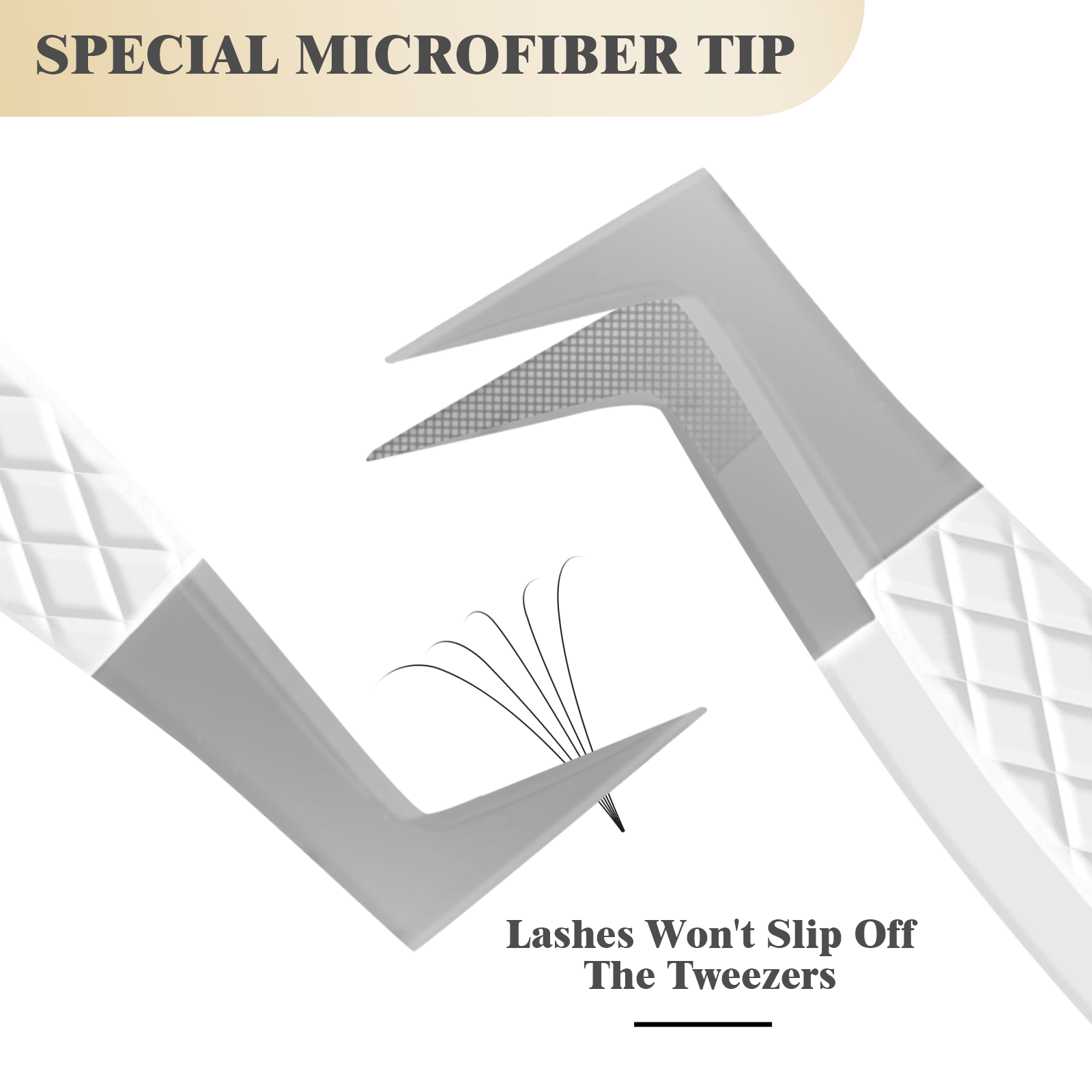 แหนบขนตาพร้อมเคล็ดลับเส้นใย La - Eyelash Extension Logo บทวิจารณ์และราคา