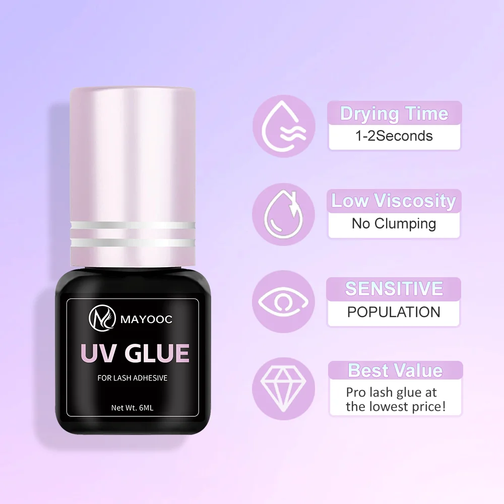 MAYOOC แห้งเร็ว 0.1S UV Eyelas - Eyelash Extension Logo บทวิจารณ์และราคา