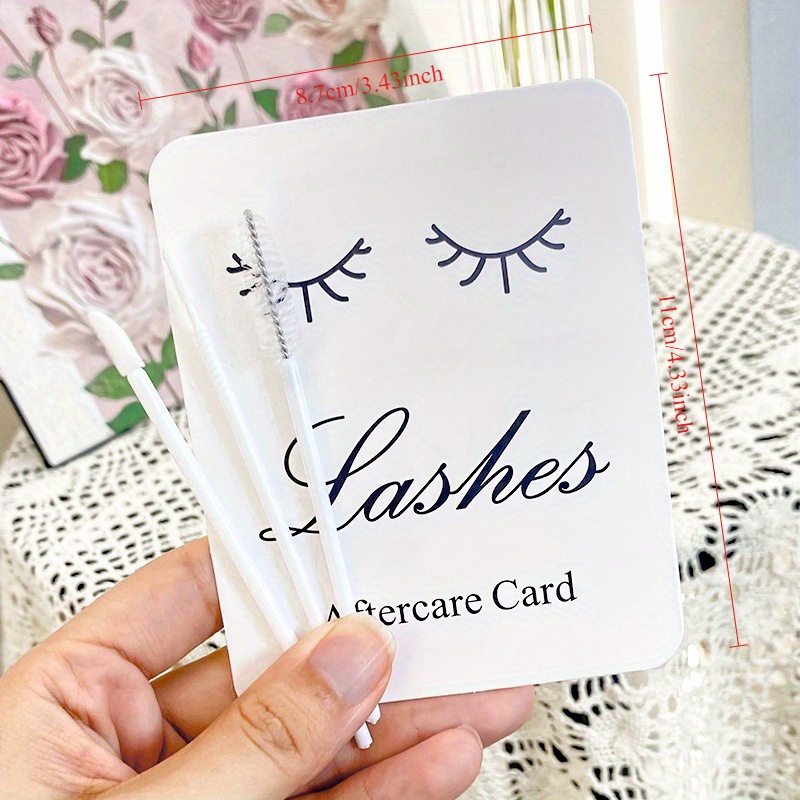 ชุดดูแลขนตา 12 ชิ้นสำหรับลูกค้ - Eyelash Extension Logo บทวิจารณ์และราคา