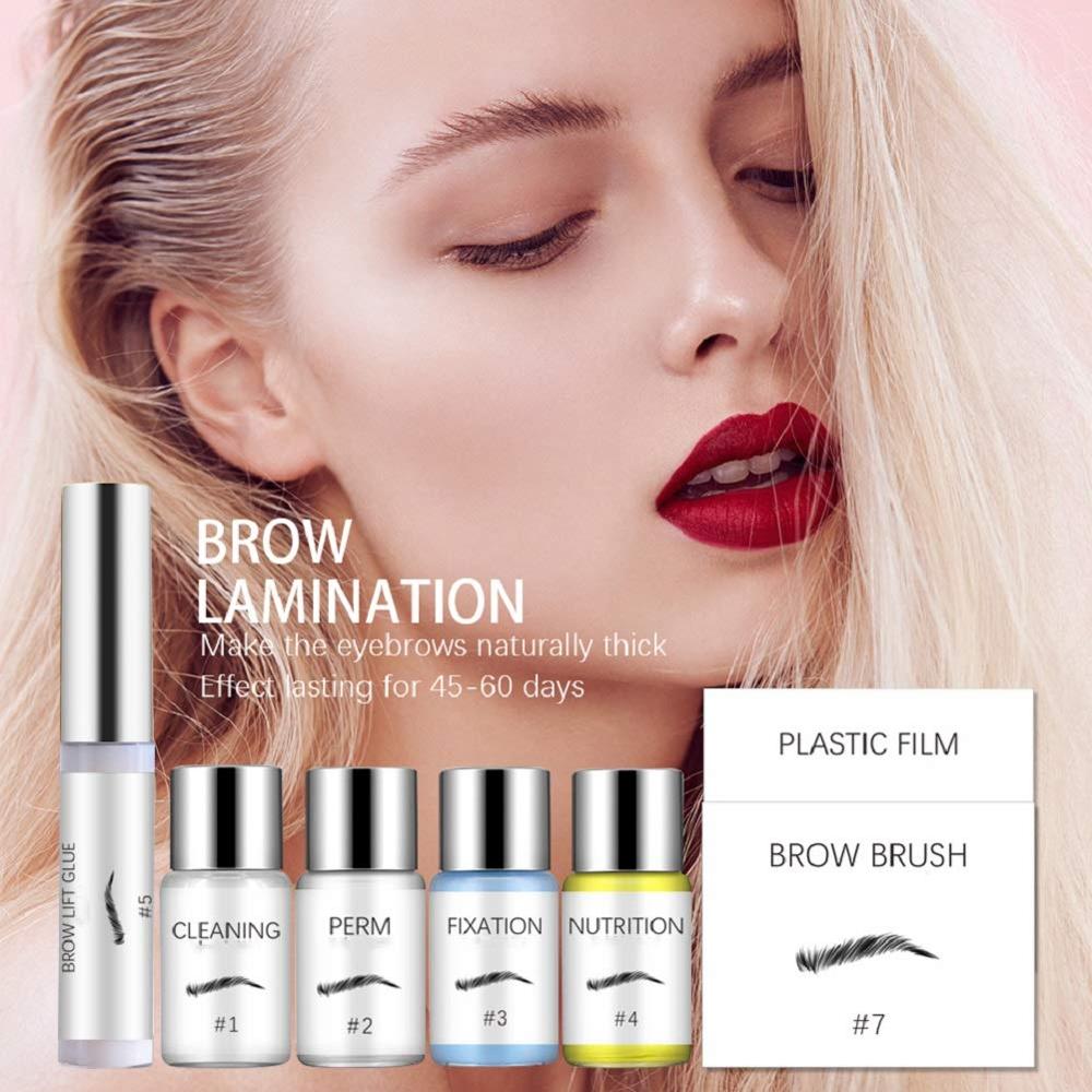 Browเคลือบชุดกึ่งถาวรBrow Lift - Eyelash Extension Permanent บทวิจารณ์และราคา