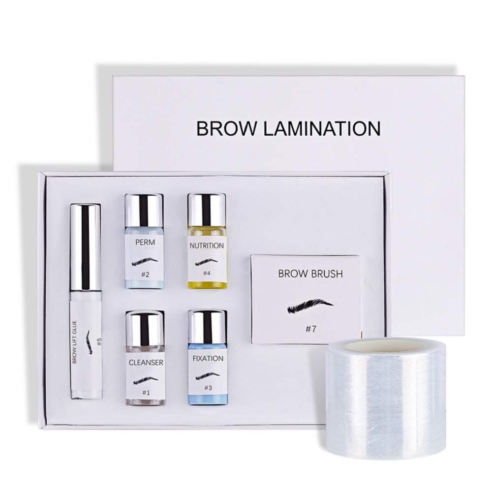 Browเคลือบชุดกึ่งถาวรBrow Lift - Eyelash Extension Permanent บทวิจารณ์และราคา