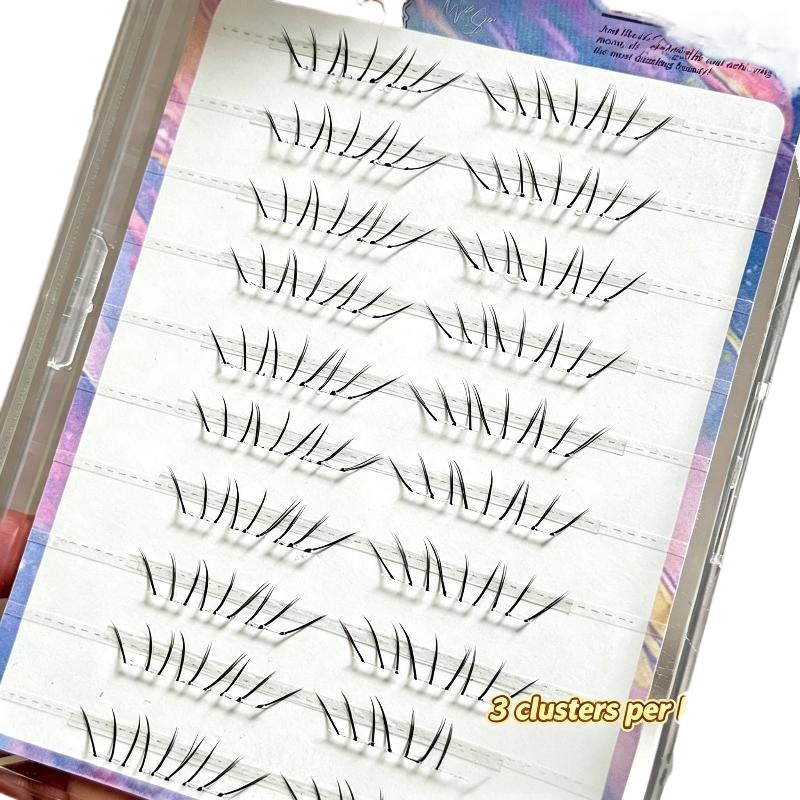 ชุดต่อขนตาล่างแบบคอมมิค 1 ชุด  - Eyelash Extension With Glue บทวิจารณ์และราคา