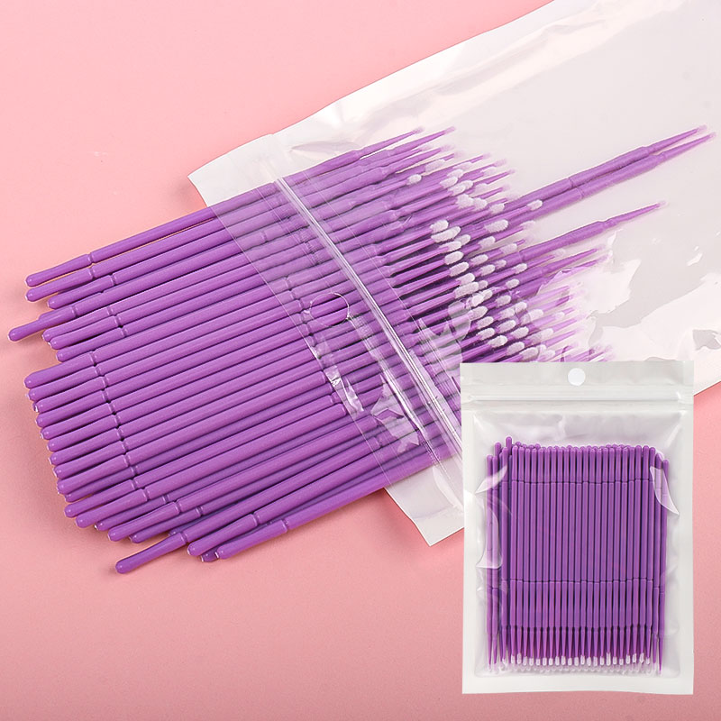 ไม้พันสำลีทำความสะอาดขนตาแบบไม - Eyelash Extension With Glue บทวิจารณ์และราคา