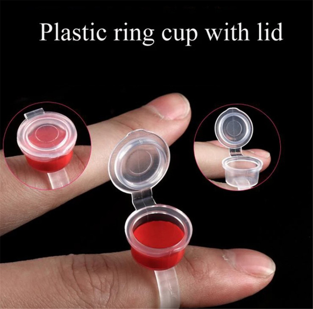 โปร่งใส Tattoo Ink แหวนถ้วยแต่ - Eyelash Extension Permanent บทวิจารณ์และราคา