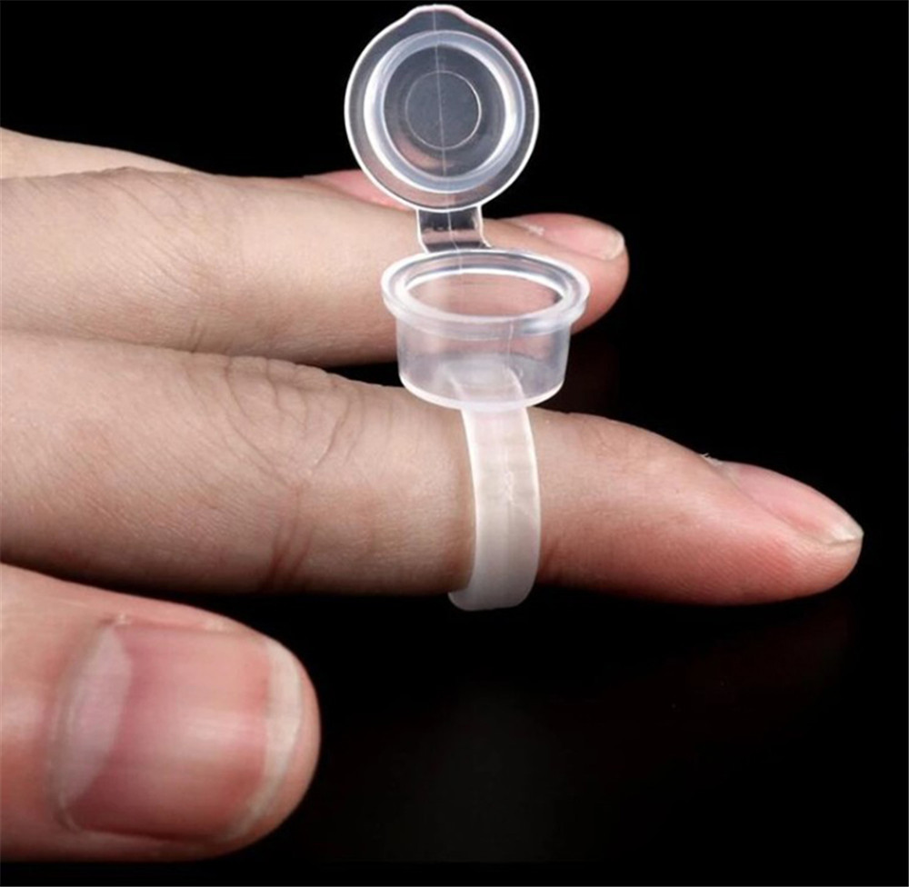 โปร่งใส Tattoo Ink แหวนถ้วยแต่ - Eyelash Extension Permanent บทวิจารณ์และราคา