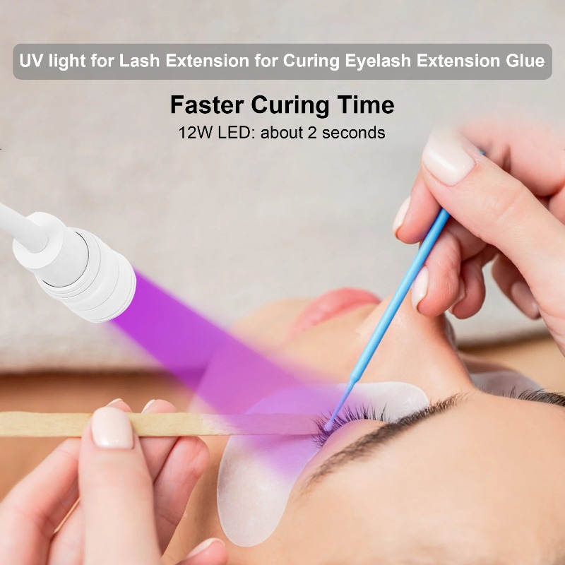 โคมไฟยูวีสำหรับต่อขนตา เจลต่อค - Eyelash Extension With Glue บทวิจารณ์และราคา