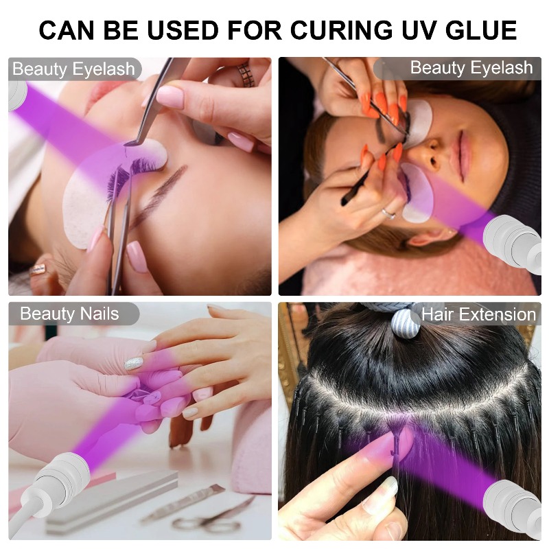 โคมไฟยูวีสำหรับต่อขนตา เจลต่อค - Eyelash Extension With Glue บทวิจารณ์และราคา