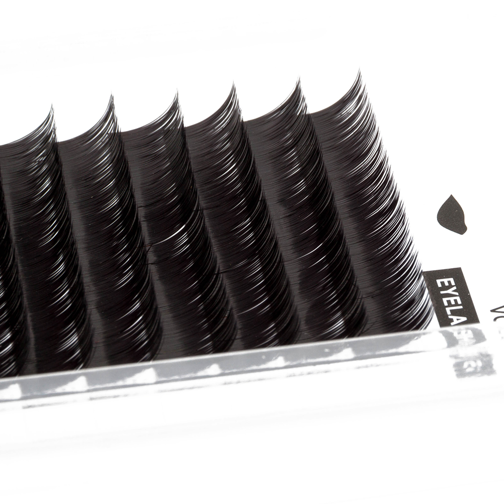 ขนตาแบนแคชเมียร์นุ่มพิเศษตัวต่ - Eyelash Extension Permanent บทวิจารณ์และราคา