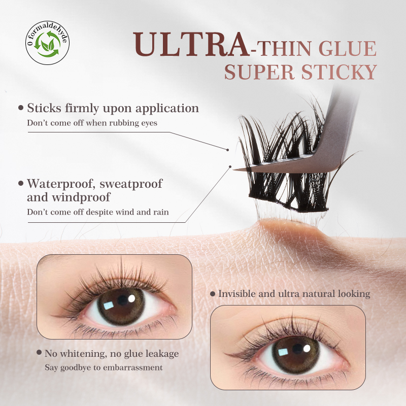 DearEyes DP-23 ขนตาปลอมแบบติดเ - Eyelash Extension With Glue บทวิจารณ์และราคา