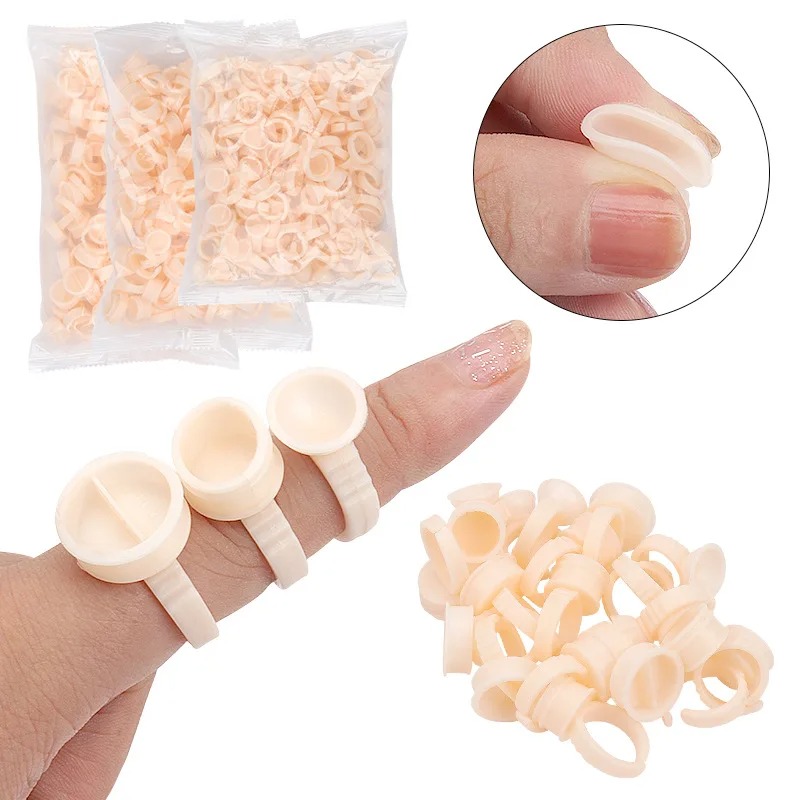 ถ้วยซิลิโคนใส่หมึกสักลายแบบใช้ - Eyelash Extension Permanent บทวิจารณ์และราคา
