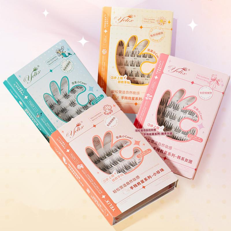 ขนตาปลอมแบบติดเอง 7 แถว ไม่ต้อ - Eyelash Extension With Glue บทวิจารณ์และราคา