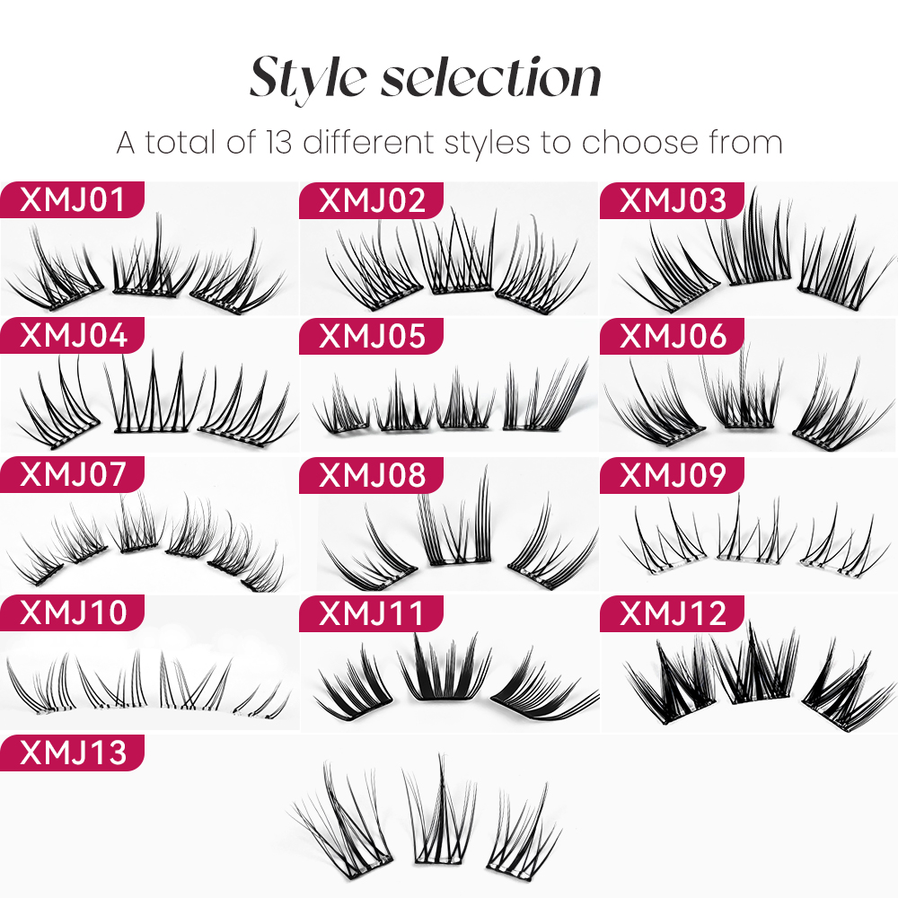 ขนตาปลอม Yelix แบบหลายสไตล์ DI - Eyelash Extension With Glue บทวิจารณ์และราคา