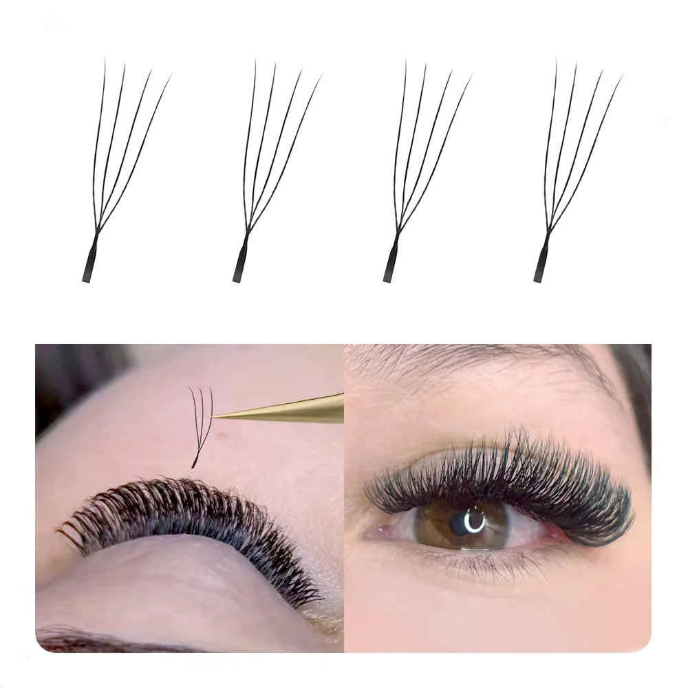 ขนตาปลอม MARIA U 4D W แบบชั้นเ - Eyelash Extension Logo บทวิจารณ์และราคา