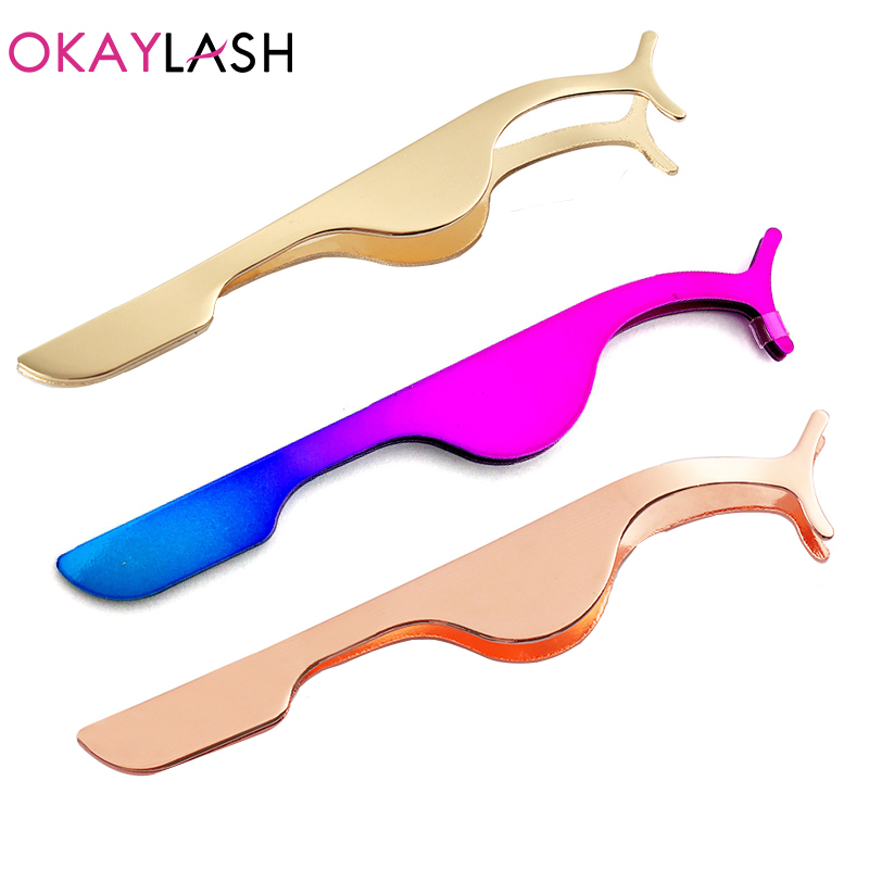 OKAYLASHสแตนเลสGoldขนตาปลอมแหน - Eyelash Extension Logo บทวิจารณ์และราคา