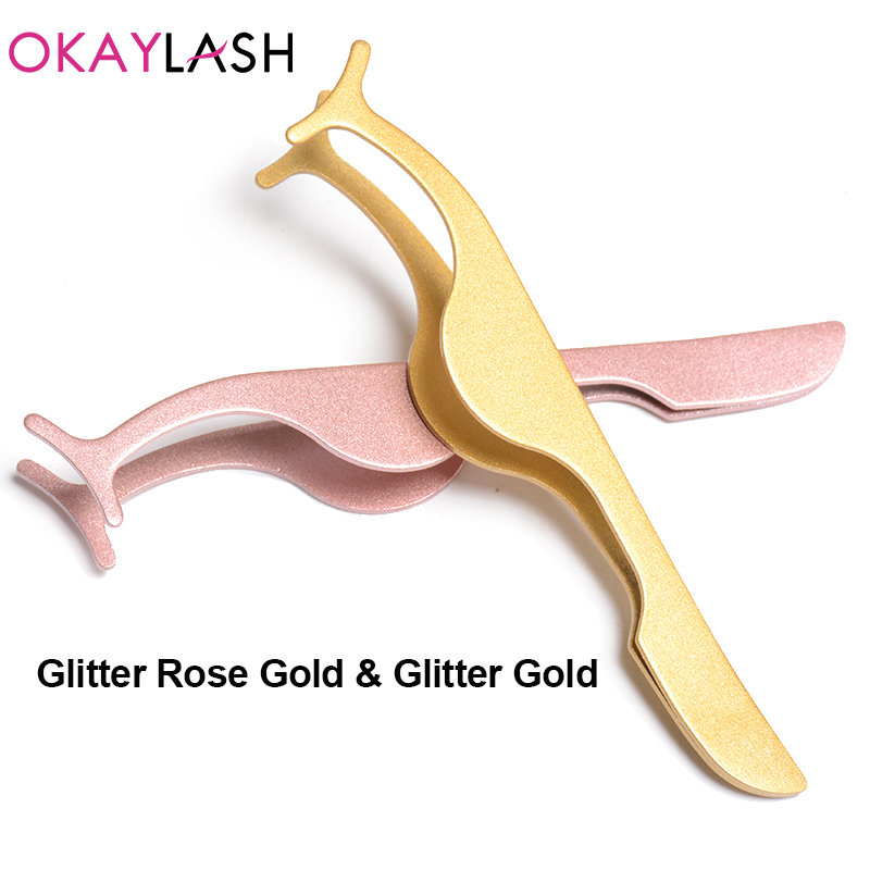 OKAYLASHสแตนเลสGoldขนตาปลอมแหน - Eyelash Extension Logo บทวิจารณ์และราคา